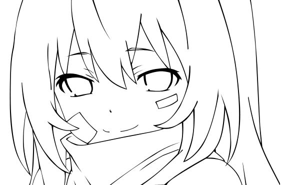 Line Art: Aisaka Taiga by harmony06.deviantart.com on @DeviantArt Out Line Art, Anime Line Art, Taiga Anime, Aisaka Taiga, Sketches Anime, Chibi Coloring Pages, Anime Lineart, Drawing Styles, Anime Drawing