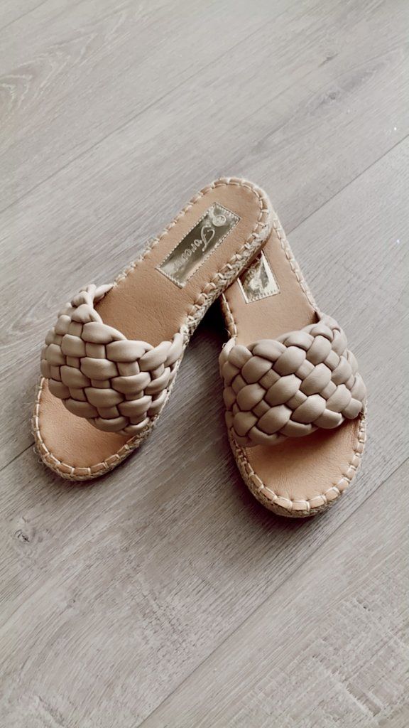 Trendy Closed Toe Beach Slippers, Trendy Sandals With Woven Sole And Adjustable Fit, Chic Open Heel Sandals For Vacation, Chic Adjustable Synthetic Sandals, Trendy Adjustable Sandals With Woven Sole, Textured Footbed Closed Toe Beach Slippers, Closed Toe Beach Slippers With Textured Footbed, Chic Open Toe Synthetic Slippers, Trendy Sandals With Woven Sole For Summer