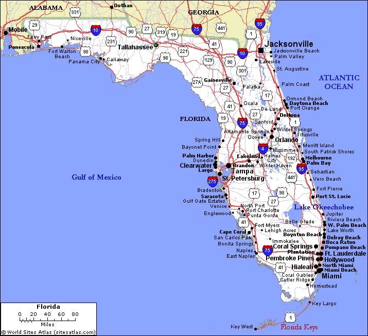 Haruka Blog: map of florida state | Floride, Cartes, Carte