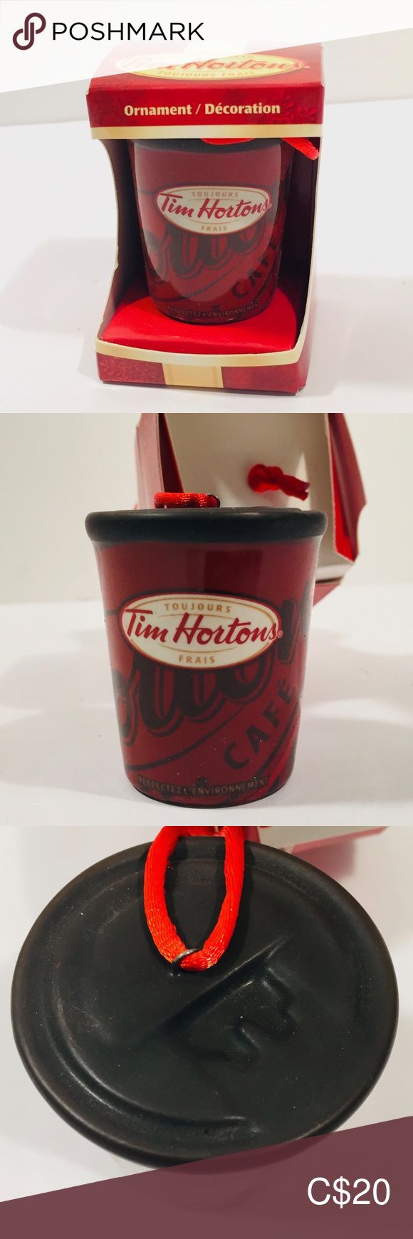 an empty ice cream container sitting on top of a black plate