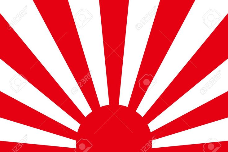 a red and white sunburst background with room for text or image stock photo