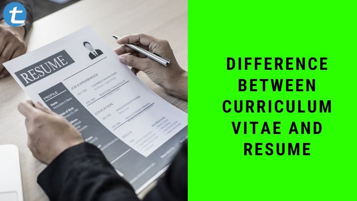 Curriculum Vitae vs Resume [Key Differences] | Total Assignment Help ...