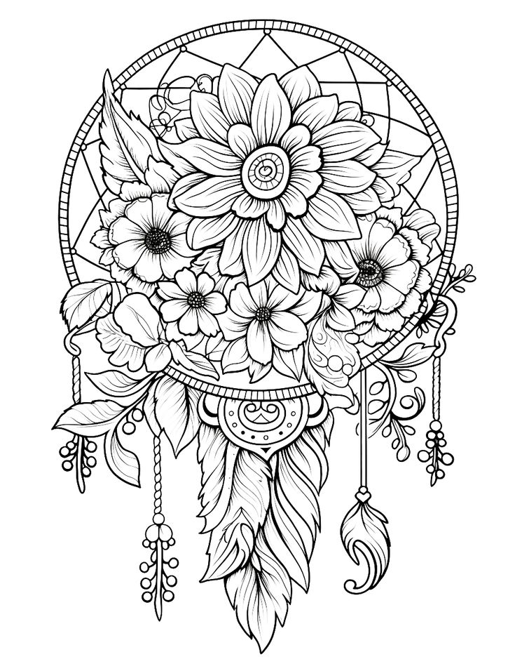 150 Adult Coloring Pages: Free Printable Sheets in 2024 | Coloring ...