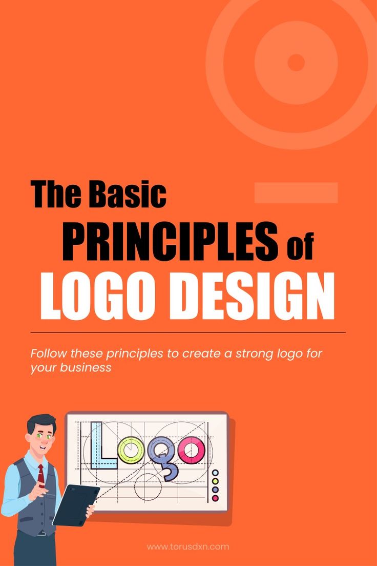 The basic Principles of logo design on orange background with logo illustration Strong Logo, Minimalist Graphic Design, Brand Purpose, Of Logo Design, Make Your Logo, Value Proposition, Pen And Paper, Effective Communication, Cool Logo