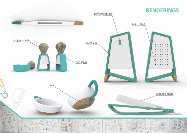 the kitchen utensils are labeled in green and white colors, including an egg slicer