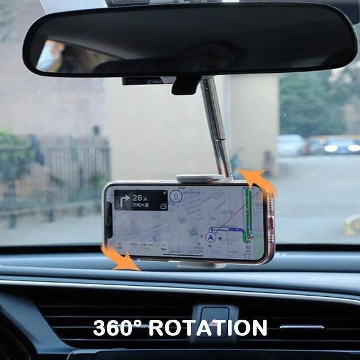 an image of a gps device in the dashboard of a car that is on display