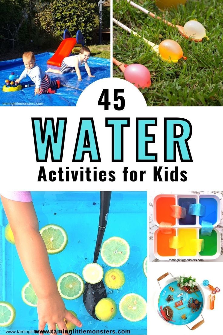 45 Awesome Water Activities for Kids | Activities for kids, Fun ... image.