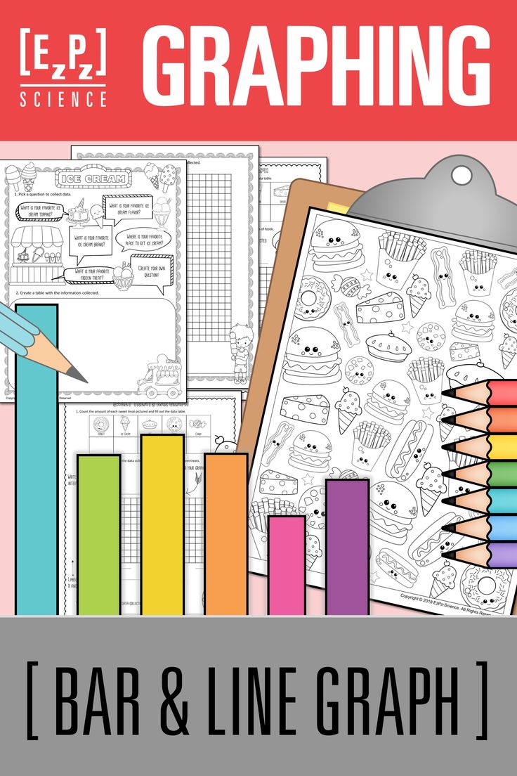 a book cover with pencils and books on it, including an image of a line graph