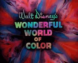 walt's wonderful world of color is featured in the poster for it's official release