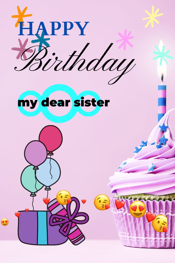 Happy Birthday To You My Dear Sister