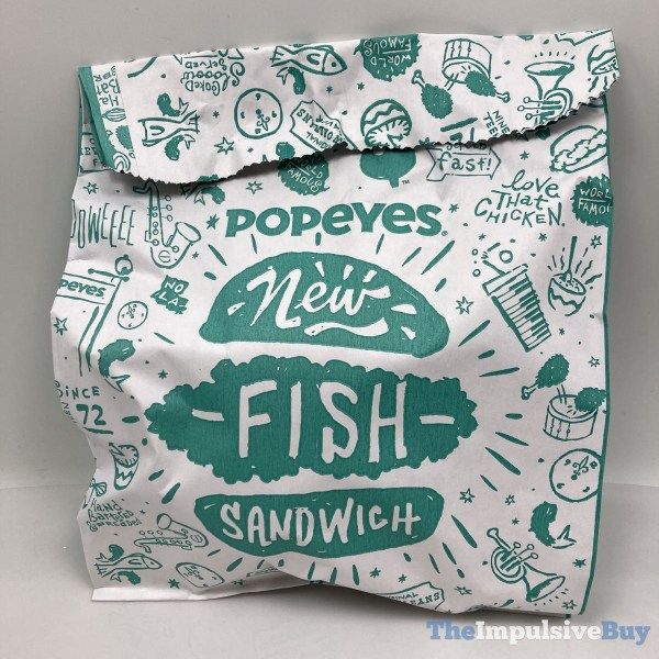 a bag that has some type of food on it with words in green and white