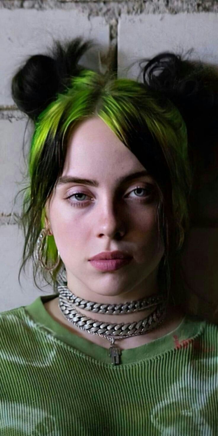 Pin by Ashlee on Billie Eilish | Billie, Billie eilish, Green hair