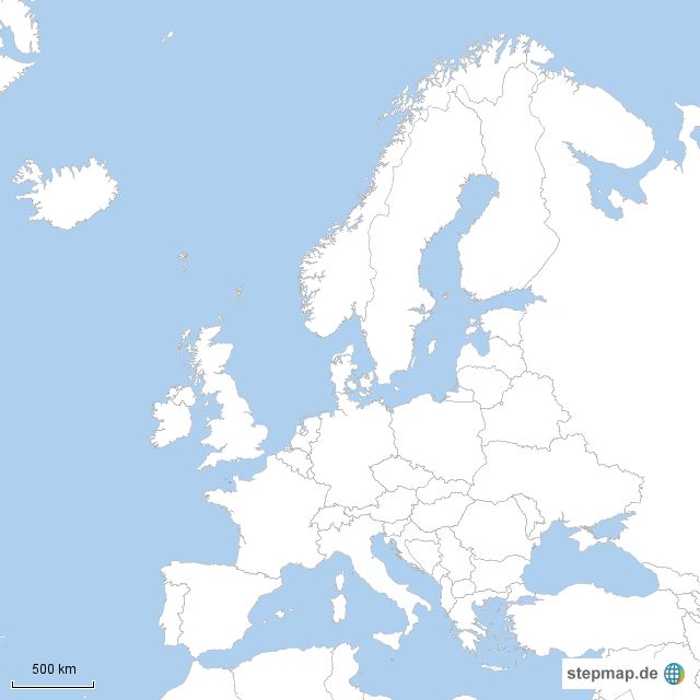 Länder der EU | Landkarte, Karten, Europa