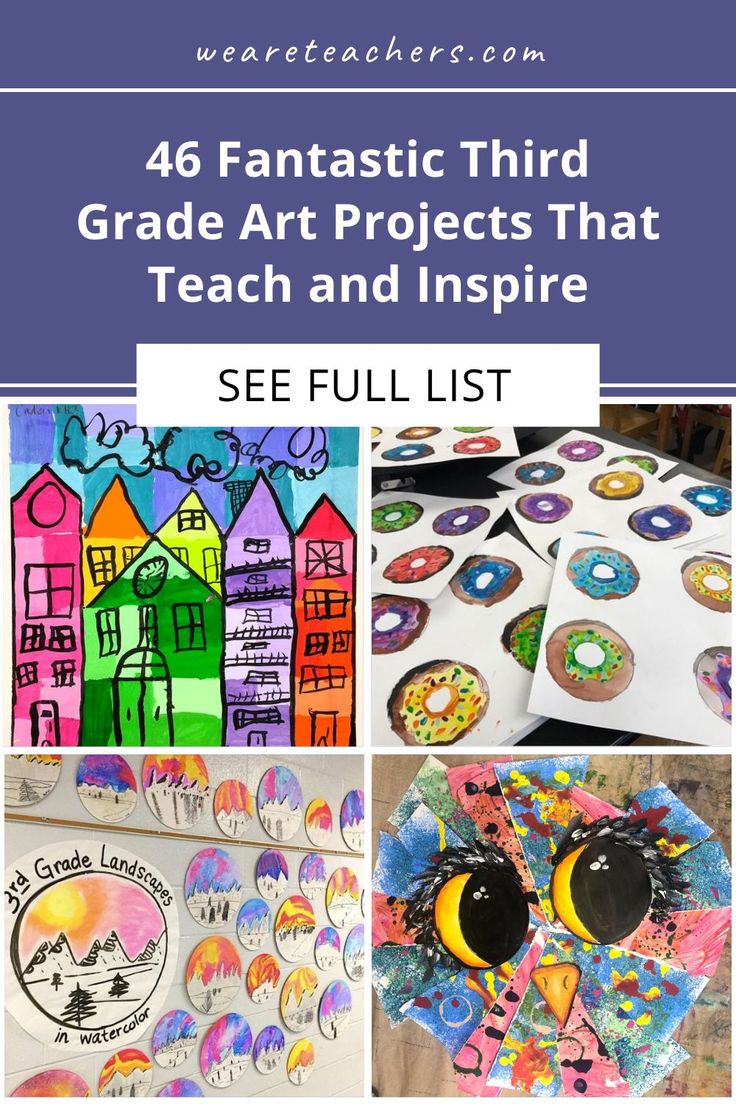 54 Fantastic 3rd Grade Art Projects That Teach and Inspire | Third ...