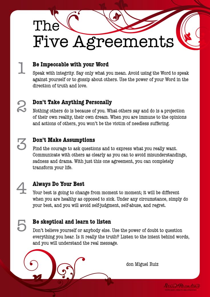 The Five Agreements www.sassybranding.com The Five Agreements, 4 Agreements, Toltec Wisdom, Learn To Listen, The Four Agreements, Personal Values, Up Book, New Thought, Printable Poster