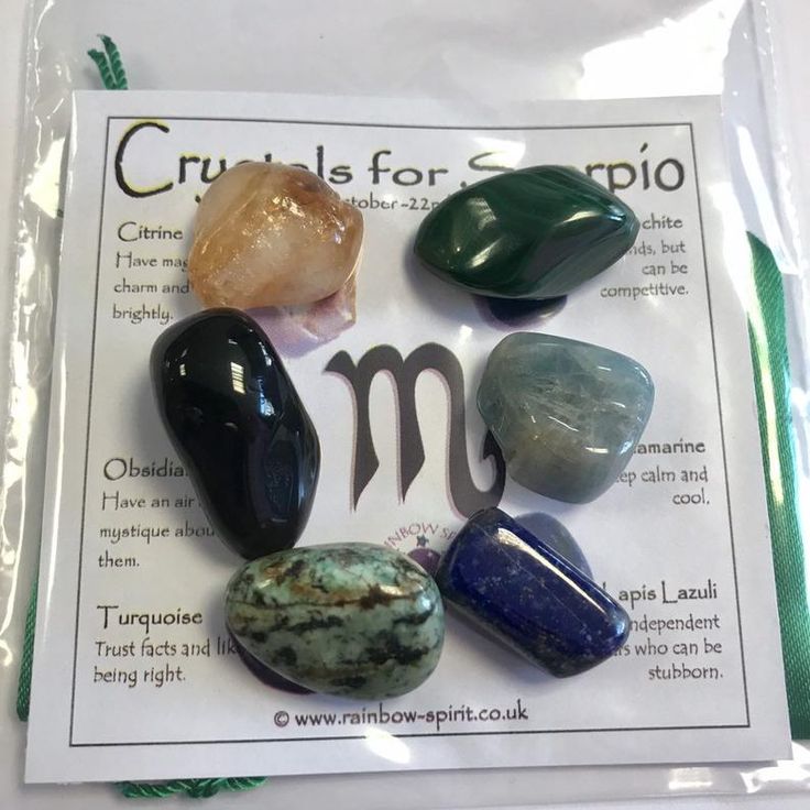 Scorpio Birthstones Crystal Set Etsy Birthstones