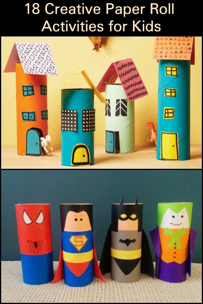 paper roll crafts for kids to make