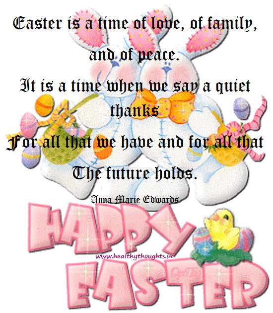 an easter card with the words happy easter