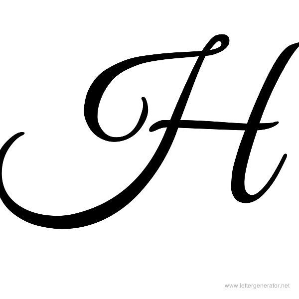 the letter f in cursive font