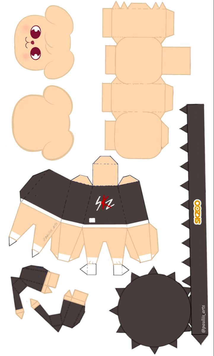 the paper doll is cut out and ready to be made