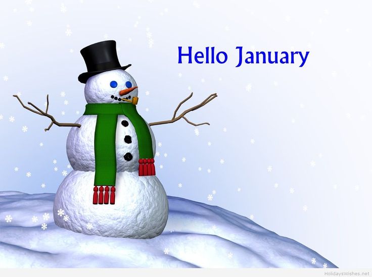 the snowman is wearing a green scarf and hat