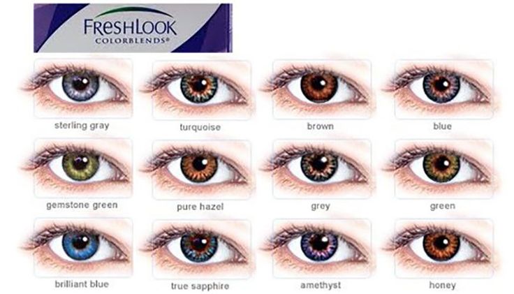 Many colors available! Choose your own to enhance or transform your eyes. Buy��… Eye Colour Chart, Contacts Eyes, Contact Lenses For Brown Eyes, Rare Eye Colors, Natural Contact Lenses, Eye Color Chart, Colored Eye Contacts, Circle Lens, Color Contacts