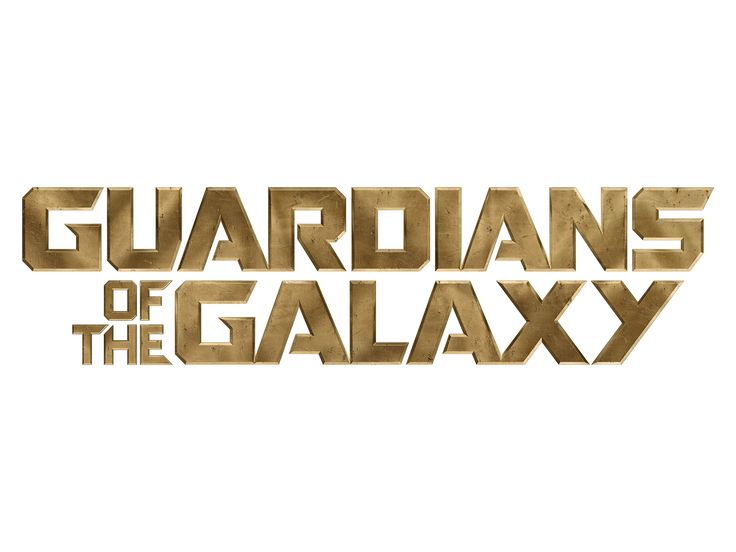 the logo for the movie's title, guardianss of the galaxy is shown