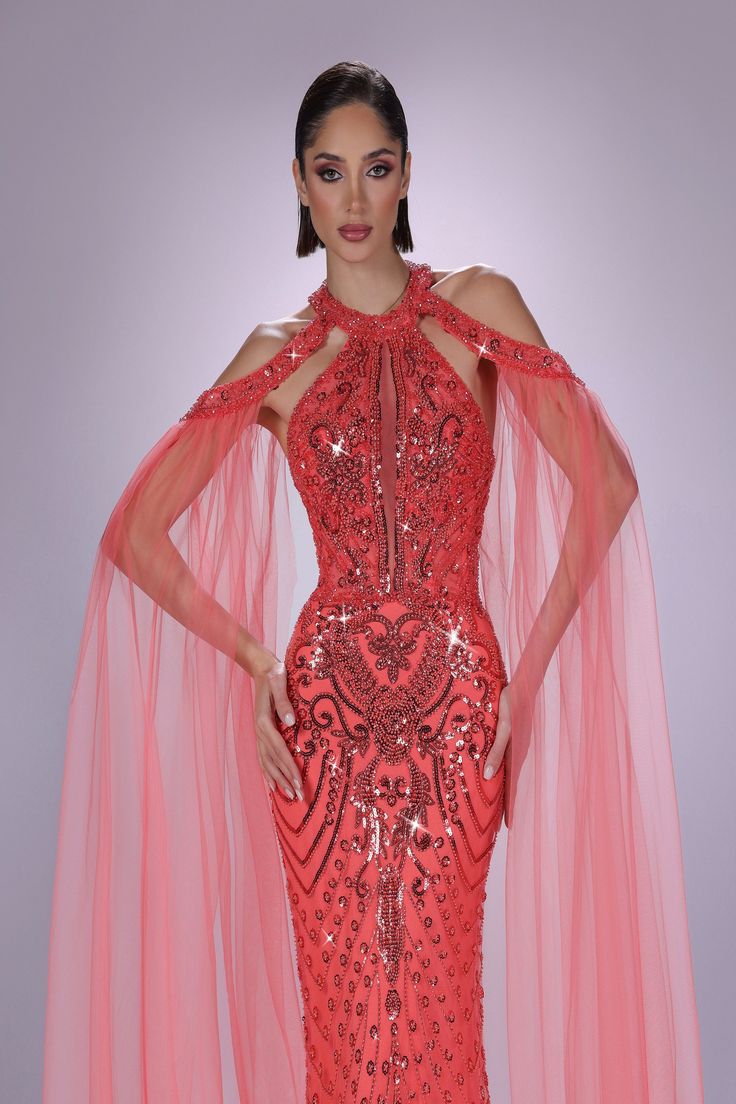 Sara Badr MR149 Spring 2024 evening collection dress. Apparel Aesthetic, Moth Repellent, Plastic Dress, Fashion Fails, Dress Cover, Graphic Artist, Spring 2024, Picture Sizes, Piece Of Clothing