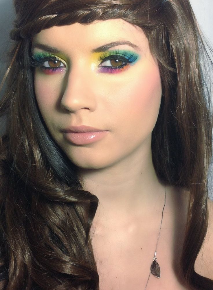 22 Styles and 70s Disco Makeup ideas and Tips 2015  #makeupideas #70'smakeup #makeuptips #2015 Hippie Makeup 70s Flower Power, 60s Hippie Makeup, Hippie Makeup 70s, Punk Rock Makeup, 70s Disco Makeup, Flower Child Makeup, Festival Makeup Tutorial, Music Festival Makeup, Hippie Makeup