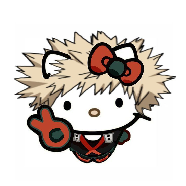 Bakugou in 2024 | Bakugo katsuki fanart cute, Hello kitty, Anime ...