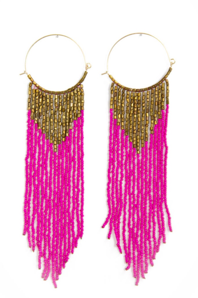 FRINGE EARRINGS Diy Jewlery, Repurposed Jewelry, Beaded Tassels, Fringe Earrings, Diy Earrings, Beautiful Earrings, Beaded Earrings, Seed Beads, Diy Jewelry