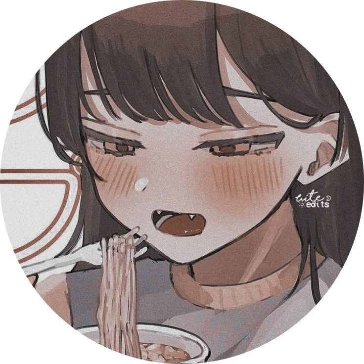 Anime Girl Cute Pfp Aesthetic Brown - IMAGESEE