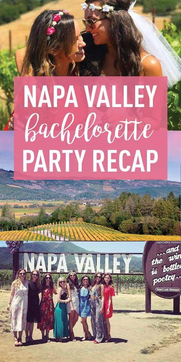 napa valley bachelor party recaping