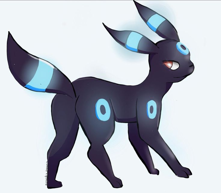 Ill draw Umbreon instead of doing homework!