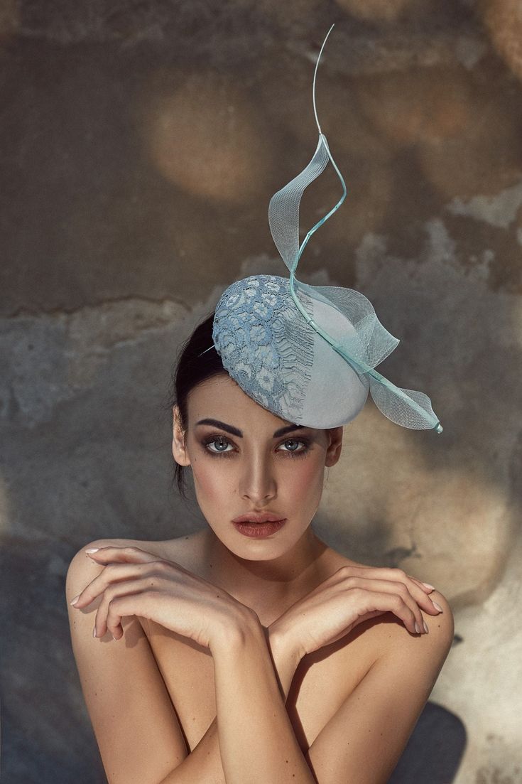 "You are looking at an amazing and elegant  round duck blue  headpiece from our 2019 capsule collection.  It is simple but very stylish thank to the floaty detail..  Can be made in different colours. Please inquire about available colours.  Very stylish and flattering if you go for a vintage inspired look and finish it with such a lovely hat. Photo Alexandra Richter Model Meike Styling Tatiana Ashakova  Dress Matsouri More special accessories in this style  https://www.etsy.com/uk/shop/beretkah? Light Blue Headpieces For Royal Ascot, Elegant Blue Mini Hat With Structured Crown, Blue Headpiece For Kentucky Derby, Chic Blue Fascinator For Kentucky Derby, Chic Blue Fascinator For Races, Elegant Blue Headpiece For Kentucky Derby, Elegant Blue Fascinator For Formal Occasions, Elegant Blue Costume Hat For Evening, Blue Mini Hats For Royal Ascot