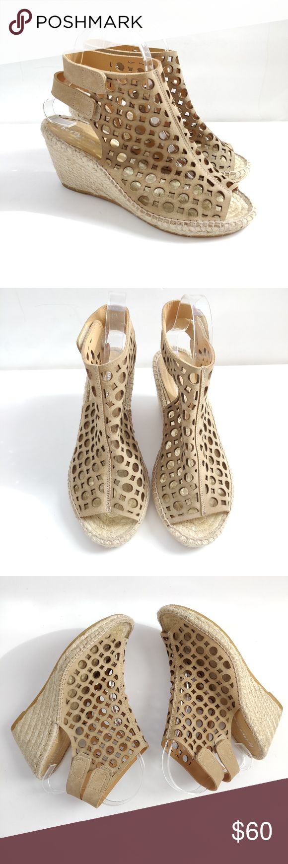 Bettye Muller Duchess Espadrille Wedge Cut Out | Peep toe espadrilles ...