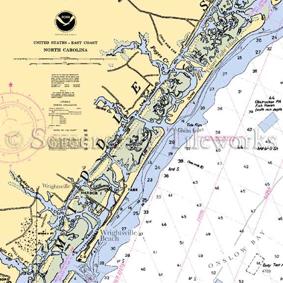 a large map of the water and land