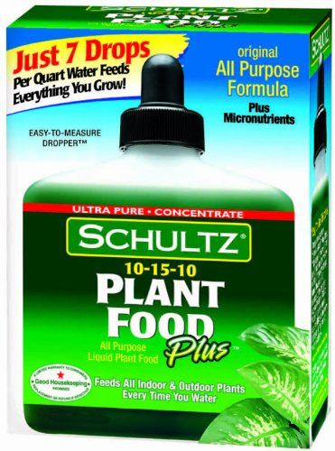 a bottle of schultz plant food plus