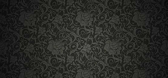 a black wallpaper with an intricate design on the bottom and sides, it is dark in color