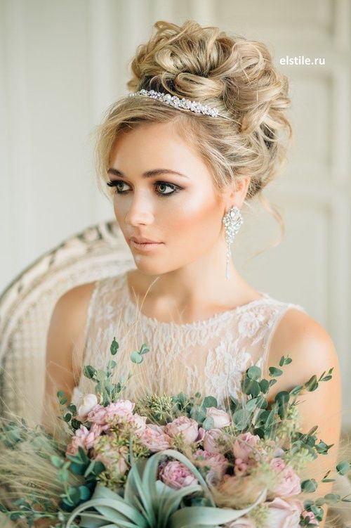 Best Wedding Tiara Hairstyles Ideas On Pinterest Tiara Hairstyles