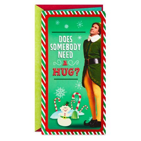 Hallmark Elf Christmas Money or Gift Card Holder (Does Somebody Need a ...