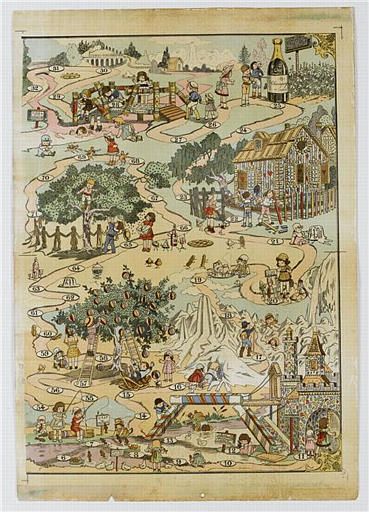 Voyage au pays de Cocagne | Vintage world maps, Vintage games, Vintage