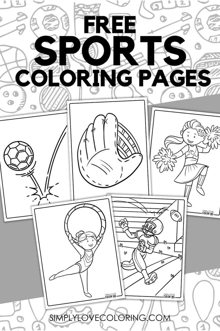 119 Sports Coloring Pages (Free PDF Printables) di 2024