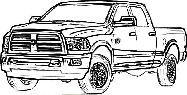 Dodge Ram Coloring Pages