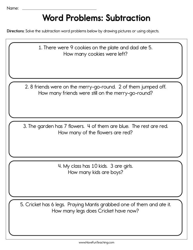 word problems worksheet for 3rd grade students to practice subtraction ...