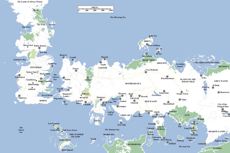 Game of Thrones Map: The Differences Between the Show and the Books