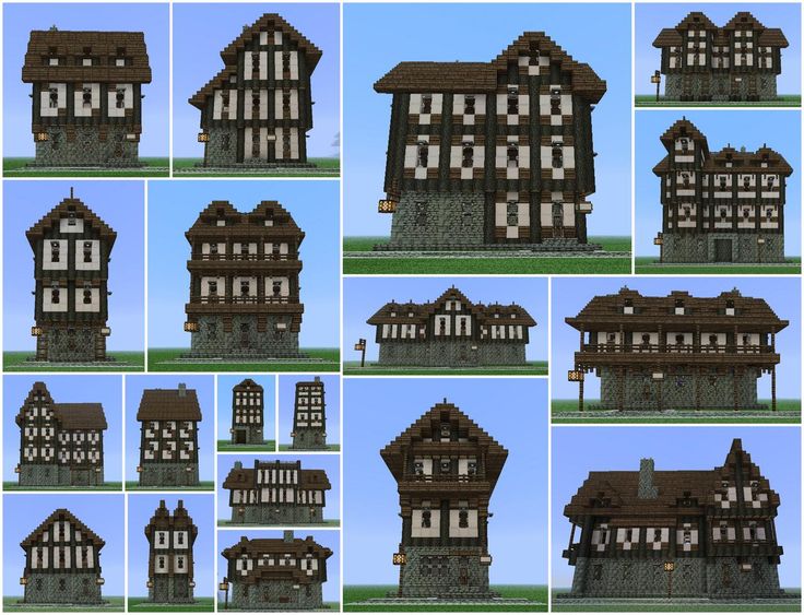 Minecraft Medieval Build Schematics