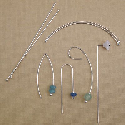 These Handmade earwires were made using 20 gauge Argentium wire. Unfamiliar with Argentium?. What is it?. The ends have been sanded and smoothed for a nice comfortable fit. Earrings Fancy, Diy Jewelry Rings, Diy Jewelry Earrings, Diy Jewelry Inspiration, Diy Wire Jewelry, Earrings Inspiration, Handmade Wire Jewelry, Handmade Wire, Earring Hooks