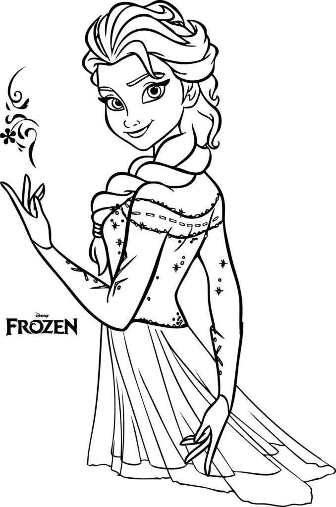 63 Princess Coloring Pages Frozen  Latest Free