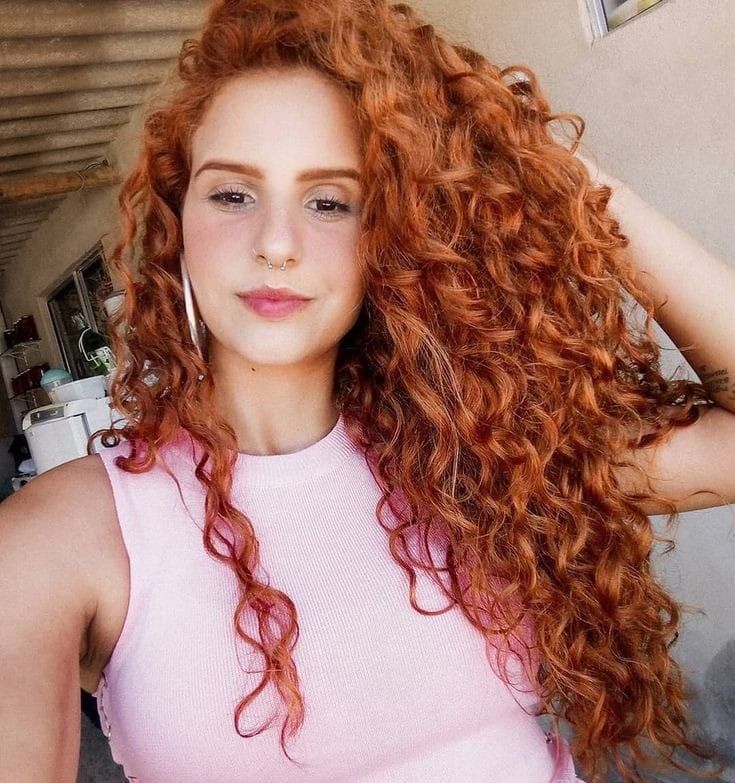 Curly Ginger Hair, Redhead Hairstyles, Natural Red Hair, Red Curly Hair, Red Hair Woman, Ginger Hair Color, Red Haired Beauty, Beautiful Red Hair, Crochet Braids Hairstyles